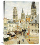 "Rue De L''Epicerie In Rouen On a Gray Morning" Artwork, 24" x 30"