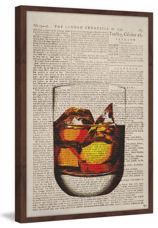 "Rum on Ice" Framed Painting Print, 24"x36"