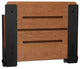 Silhouette Folding Wall Mount Shower Bench Seat, Rustic Teak, Matte Black Frame