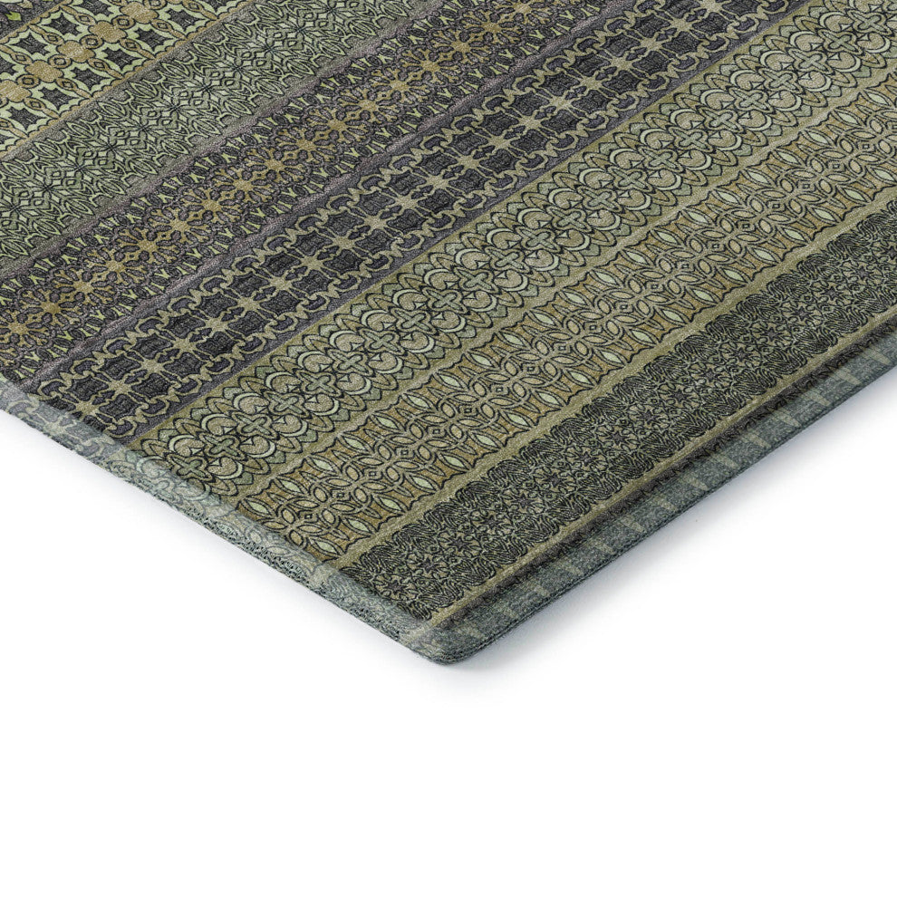 Premium Machine Washable Mayfield AMF527 Sage 10' x 14' Rug