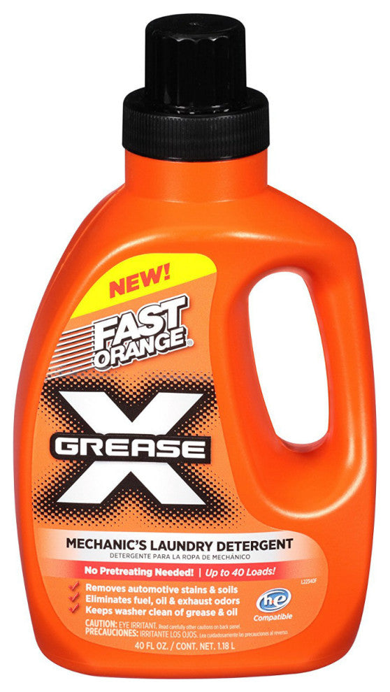 Fast Orange 22340 GreasexMechanic"™s Laundry Detergent, 40 Oz