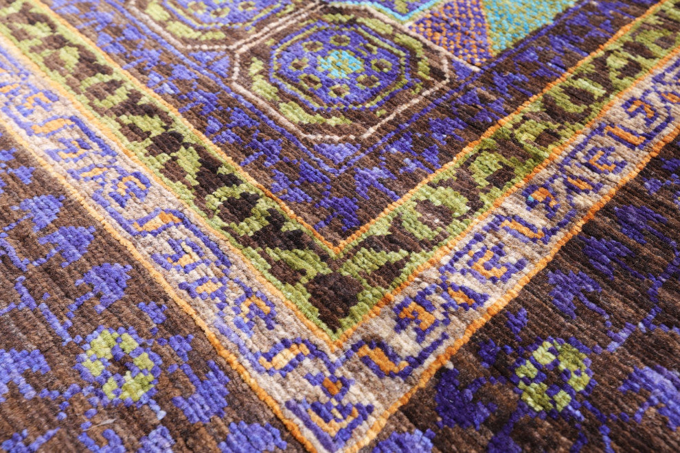 5' 9" X 8' 0" Geometric Mamluk Handmade Rug - Q12263