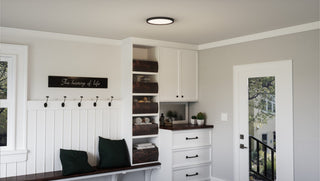 Quoizel OST1715 Outskirts 15"W LED Flush Mount Ceiling Fixture - Fresco