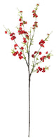 38" Cherry Blossom Artificial Flower, Set of 6, Red