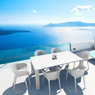 Compamia Sky Extendable 7-Piece Dining Set, White
