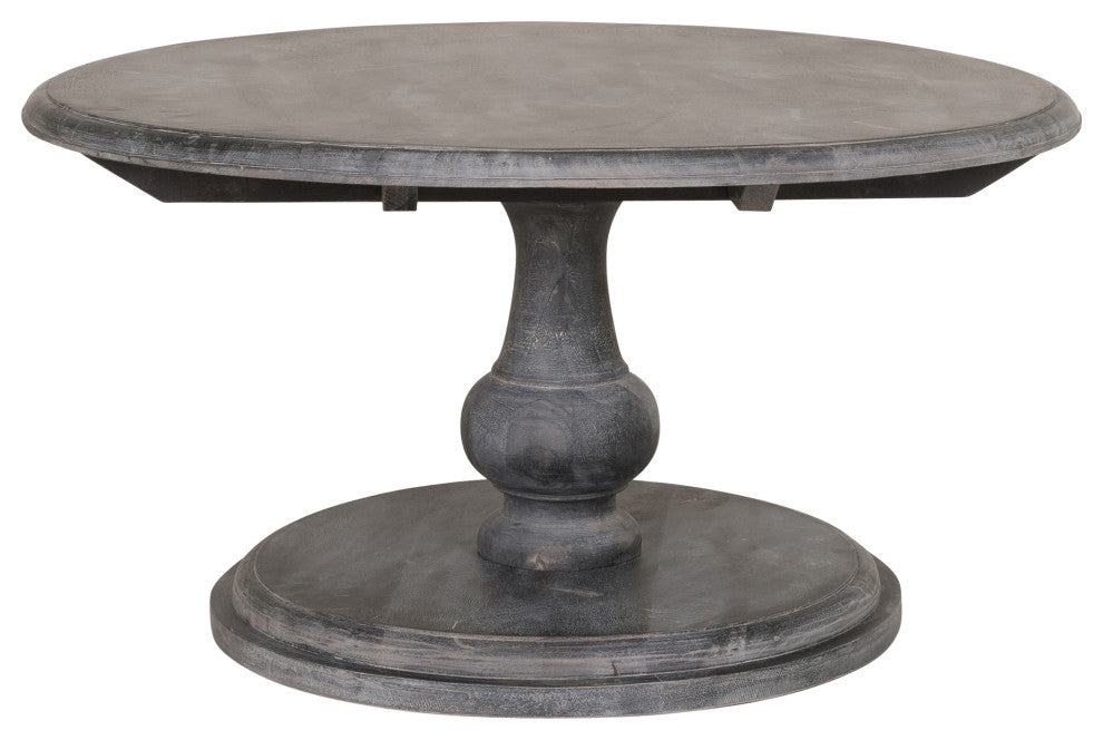 Auna Black 35-inch Round Coffee Table by East at Main