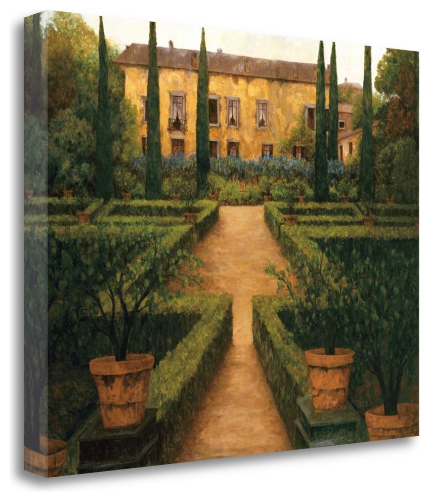 "Garden Manor" By Montserrat Masdeu, Giclee Print on Gallery Wrap Canvas