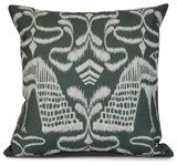 16x16", Crown, Animal Print Pillow, Gray