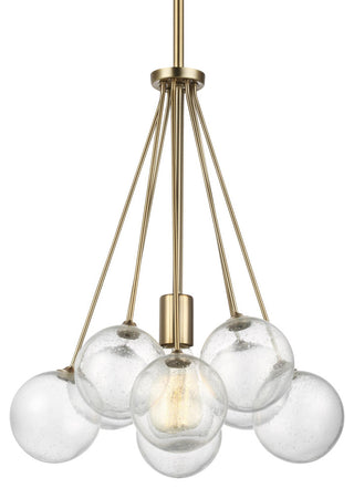 Bronzeville 1-Light Pendant, Satin Brass