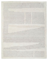 Obeetee Jaipur Modern Hand Tufted Rug, Ivory, 6'x9'