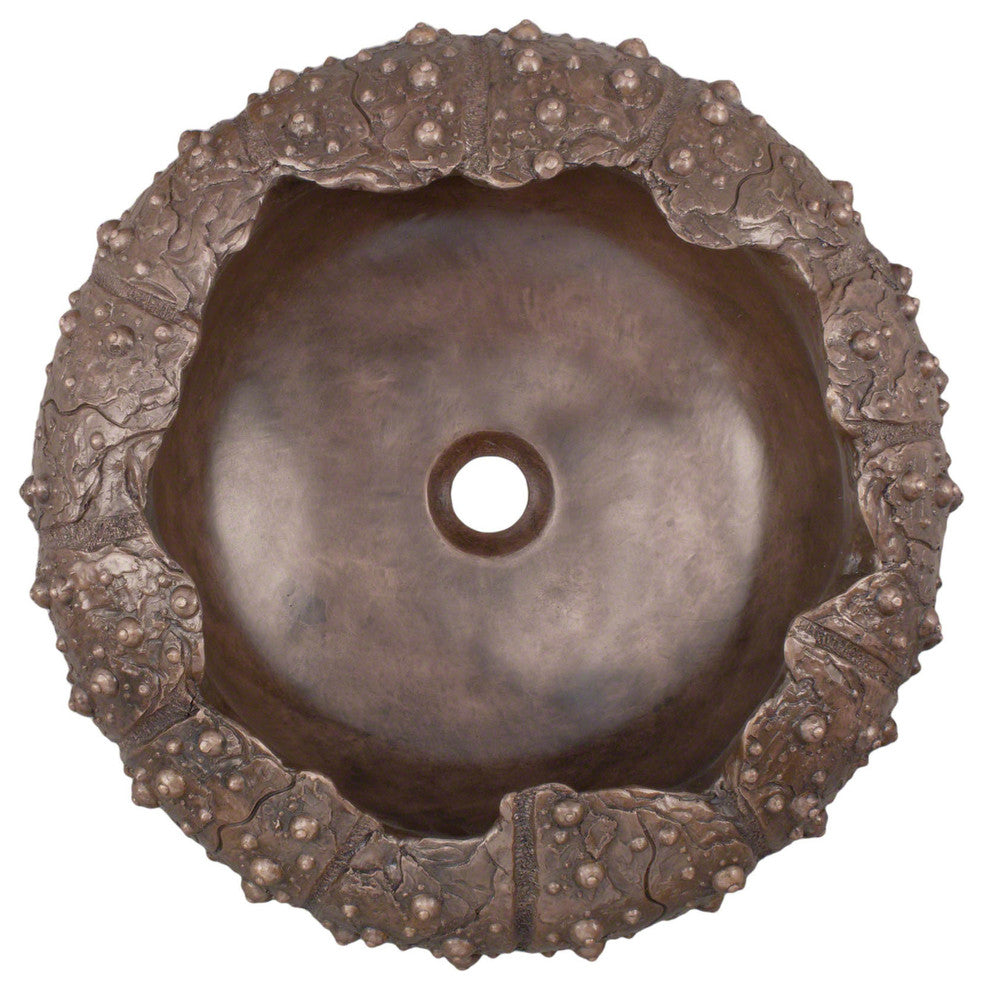 P469 Single Bowl Vessel Bronze Bathroom Sink