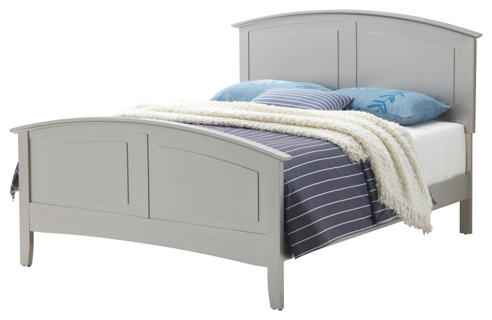 Hammond Queen Bed , Silver Champagne