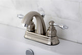 Kingston Brass 4" Centerset Bathroom Faucet, Brushed Brass