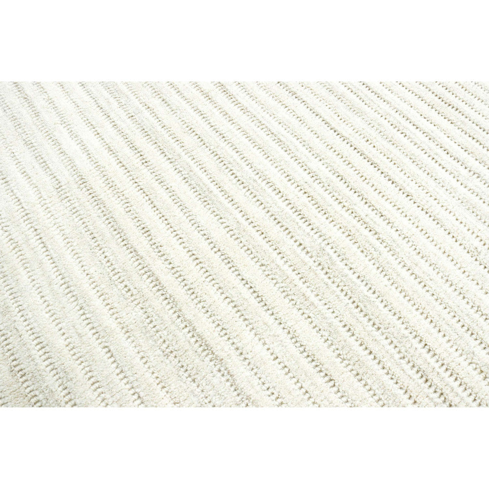 Obeetee Jaipur Texture Hand Tufted Rug, Ivory, 3'x5'