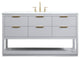 Elegant Decor Larkin Bathroom Vanity Grey