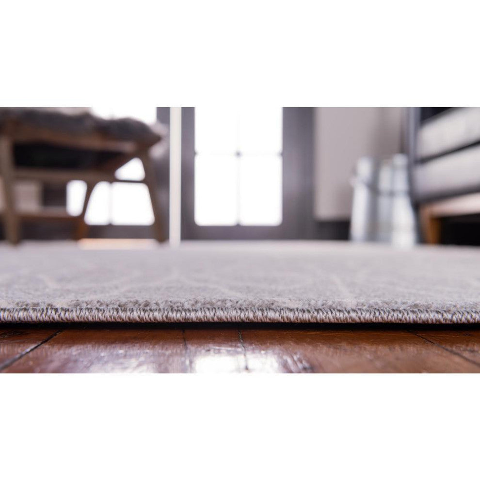 Rug Unique Loom Fez Gray Rectangular 3' 3 x 5' 3