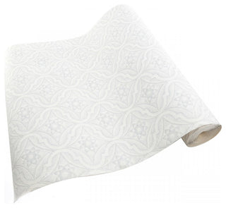 Wallpaper Blue/White Star Embossed Textured Vinyl |