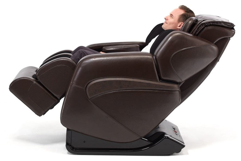 Jin Deluxe L-Track Massage Chair w/ Zero Gravity | Full Body Massage, Espresso