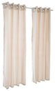 Shadow Wren Sunbrella Outdoor Curtain With Grommets, 120" Long