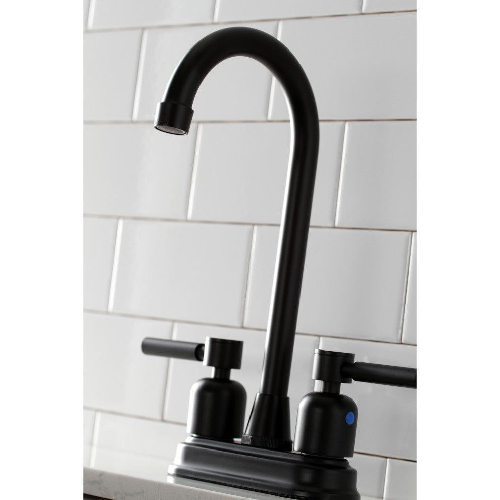 Kingston Brass KB8490DL Concord Bar Faucet, Matte Black
