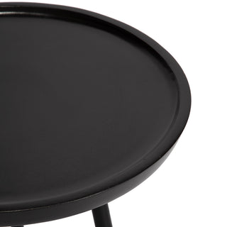 Chervey Tri Pin Side Table, Black