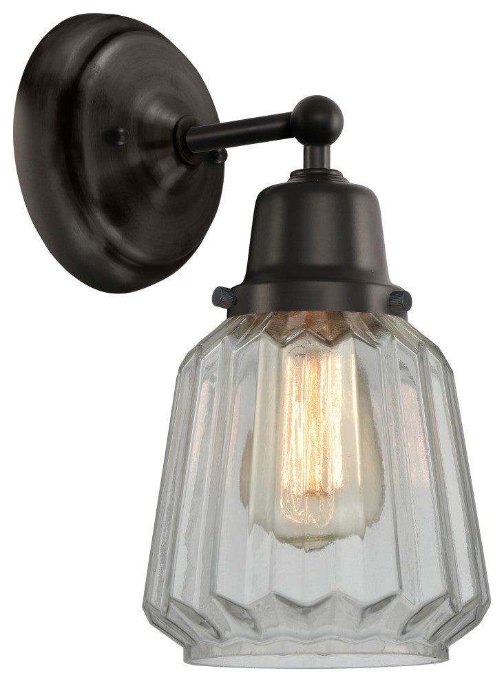 Innovations 623-1W-BK-G142 1-Light Sconce, Matte Black