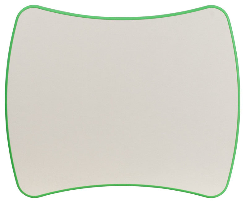 Green Plastic Height Adjustable Activity Table With Gray Top