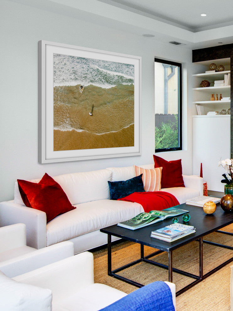 "In The Tide" Framed Print by Karolis Janulis