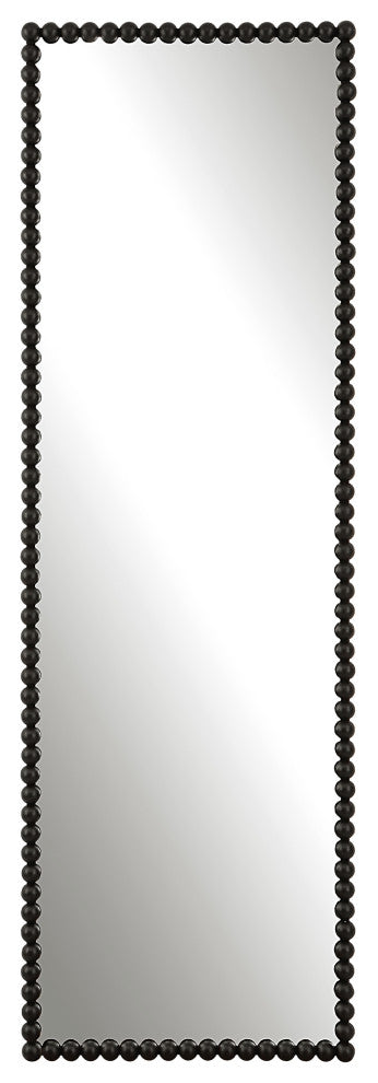 Uttermost 09791 Serna Black Tall Mirror
