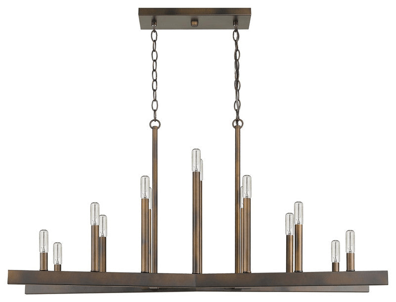 Fallon 14-Light Oil-Rubbed Bronze Island Pendant