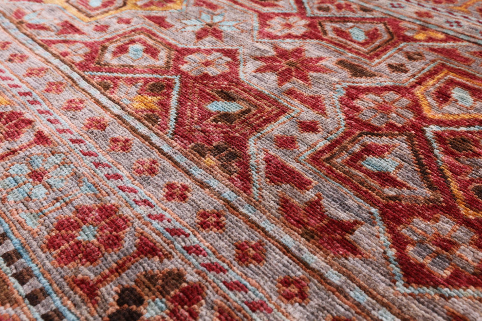 Khorjin Tribal Handmade Wool Rug 8' 2" X 9' 8" Q7413