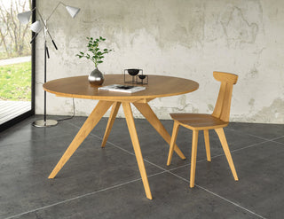 Copeland Catalina Round Extension Table, Natural Cherry, 48x48