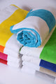 Tropical Cabana 100% Cotton Beach Towel, Set of 2, Royal