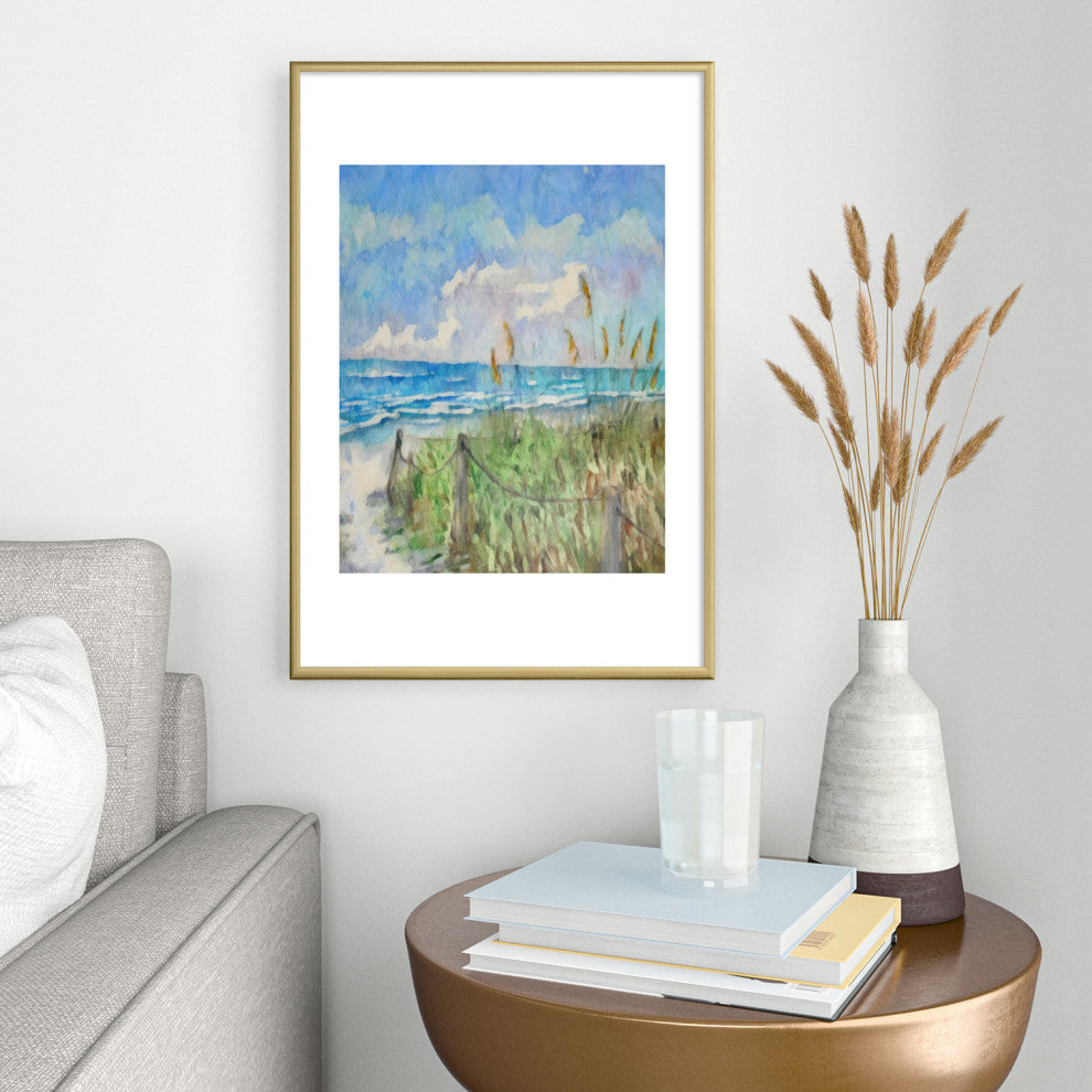 Rosie Brown Paradise Found Metal Framed Art Print