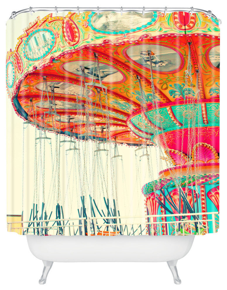 Shannon Clark Swinging Shower Curtain