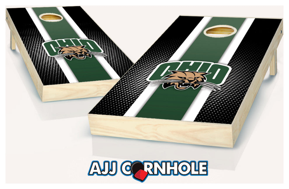 Ohio Striped Cornhole Set