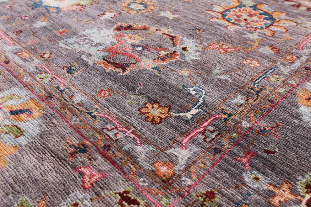 Hand-Knotted Persian Tabriz Wool Rug 5' 8" X 8' 1" Q5728