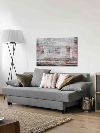 "NYC in Red" Print on Canvas, 45"x30"