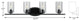 Riley Collection Black 4-Light Bath