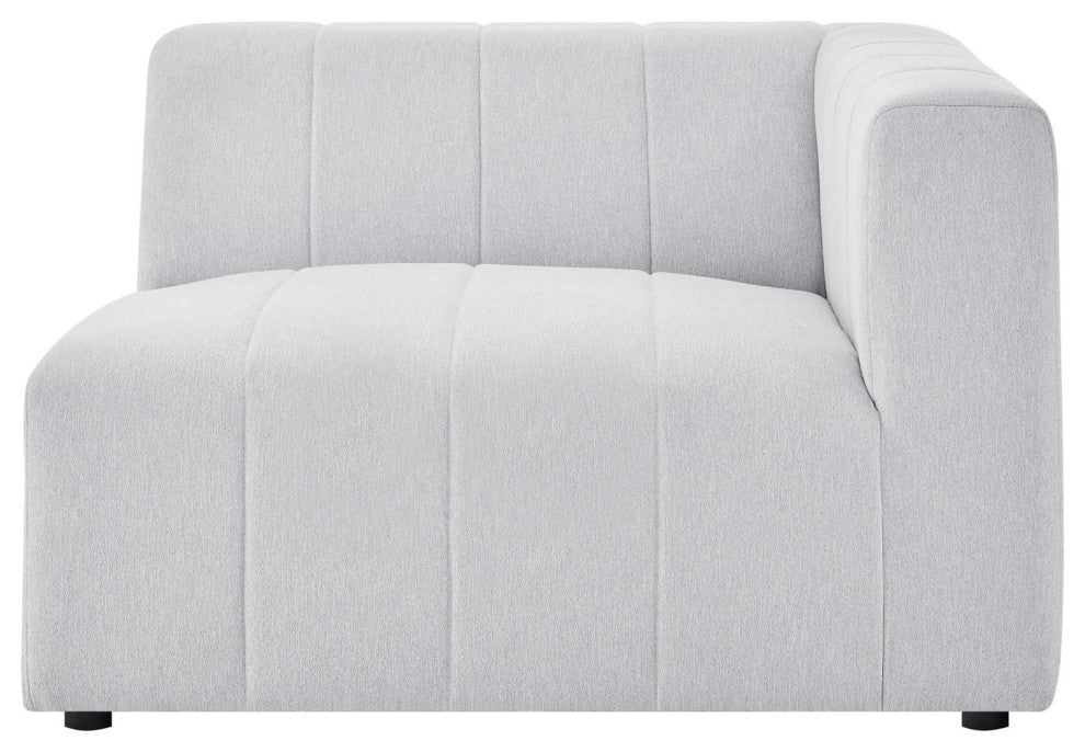 Bartlett Upholstered Fabric Upholstered Fabric 4-Piece Sectional Sofa Ivory