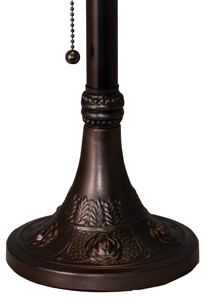 Meyda lighting 82304 19" High Jeweled Rose Table Lamp