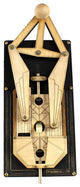 Art Deco Etched Single Switch Plate