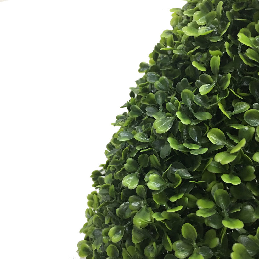 Vickerman 24" Boxwood Teardrop Shaped in Pot, UV