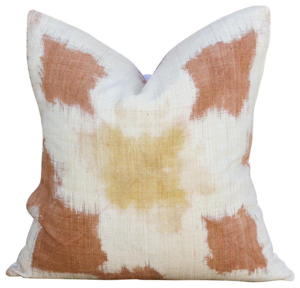 Mosa Organic Silk Ikat Pillow