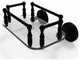 Prestige Regal Wall Mounted Glass Guest Towel Tray, Matte Black