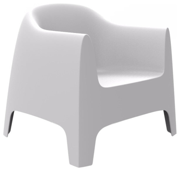 Vondom Solid Indoor/Outdoor Lounge Chair (Set of 2), White