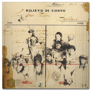 Nick Bantock 'Italian Invoice' Canvas Art, 18x18