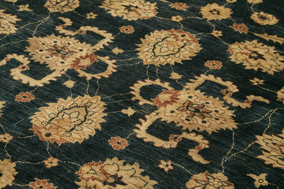 Rug N Carpet - Handmade Oriental 8' 0'' x 10' 3'' Wool Oushak Area Rug