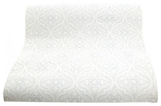 Wallpaper Blue/White Star Embossed Textured Vinyl |