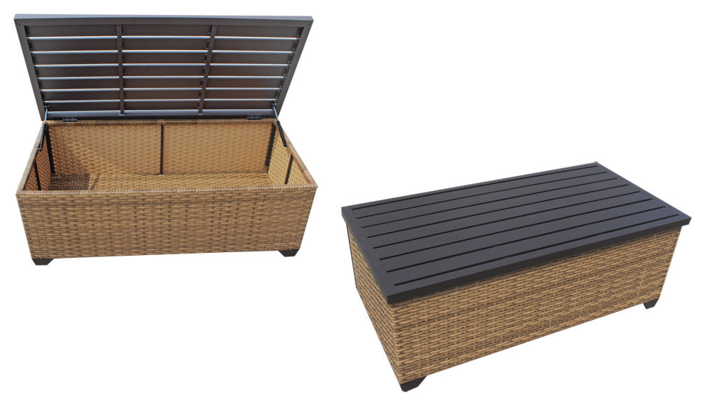 Laguna 9 Piece Outdoor Wicker Patio Furniture Set 09b